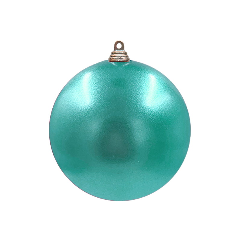 Bauble Outdoor UV Stable Aqua 200mm - Christmas Decorations Brisbane