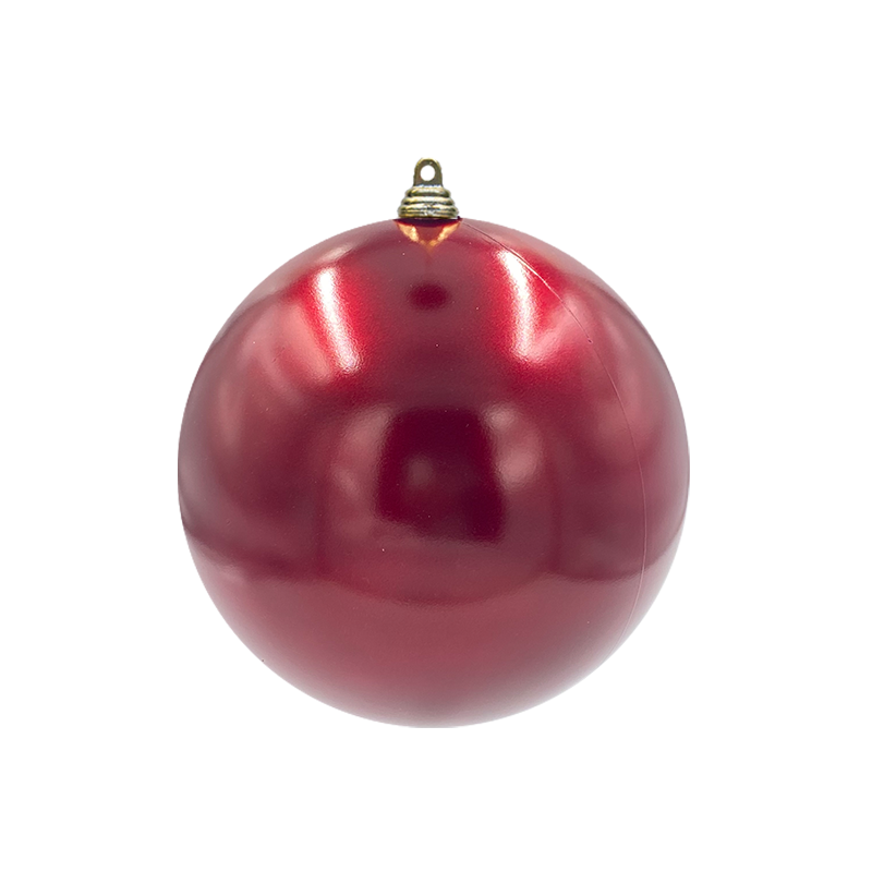 Bauble UV Stable Burgundy 140mm - Christmas Decorations Brisbane
