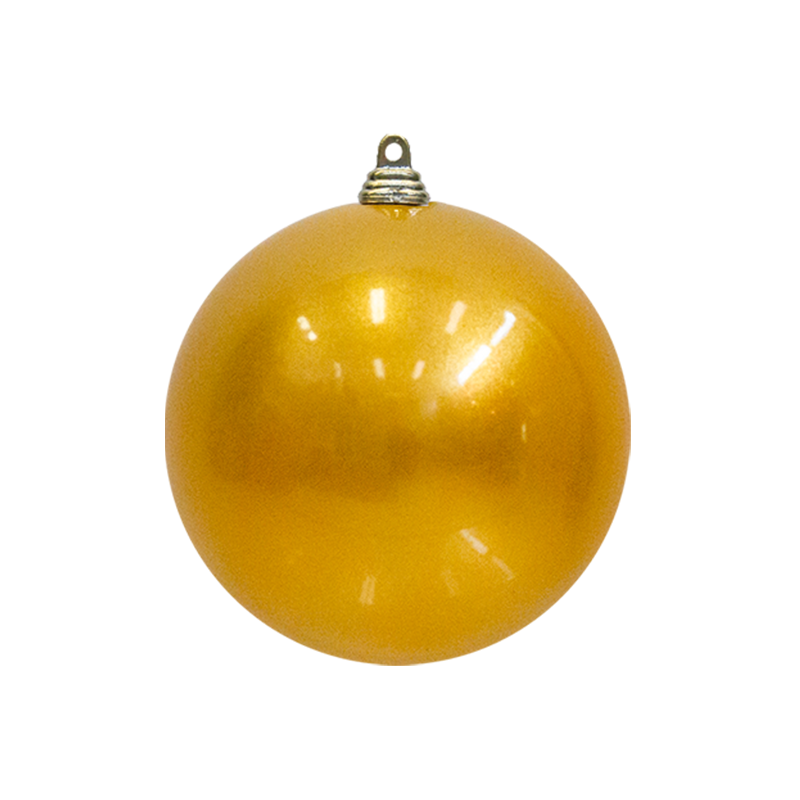 Bauble Outdoor UV Stable Gold 200mm - Christmas Decorations Brisbane