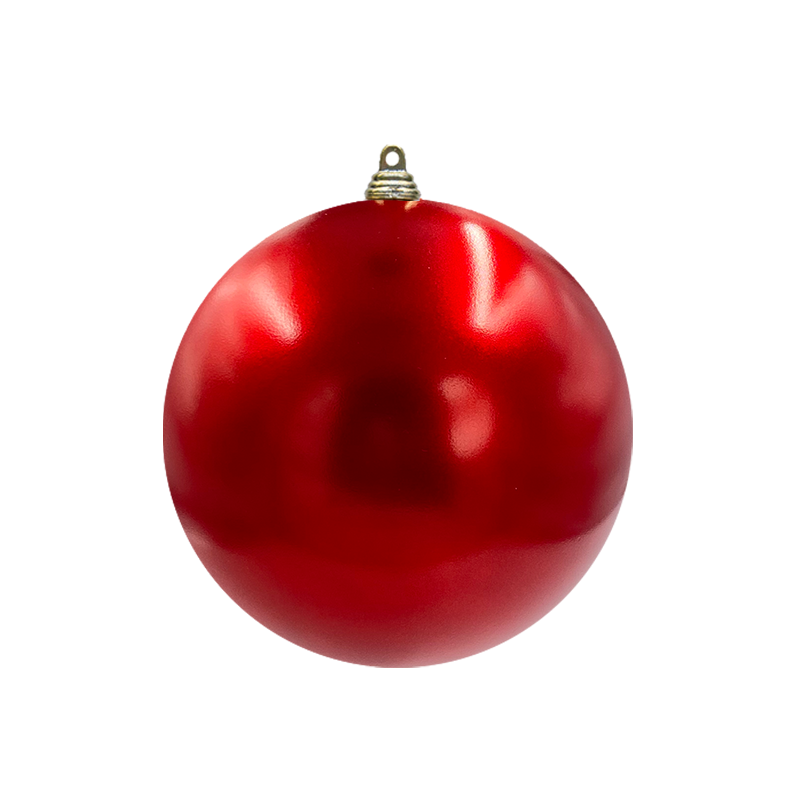Bauble Outdoor UV Stable Red 200mm - Christmas Decorations Brisbane