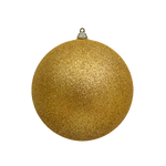 Bauble Glitter Gold 250mm - Christmas Decorations Brisbane