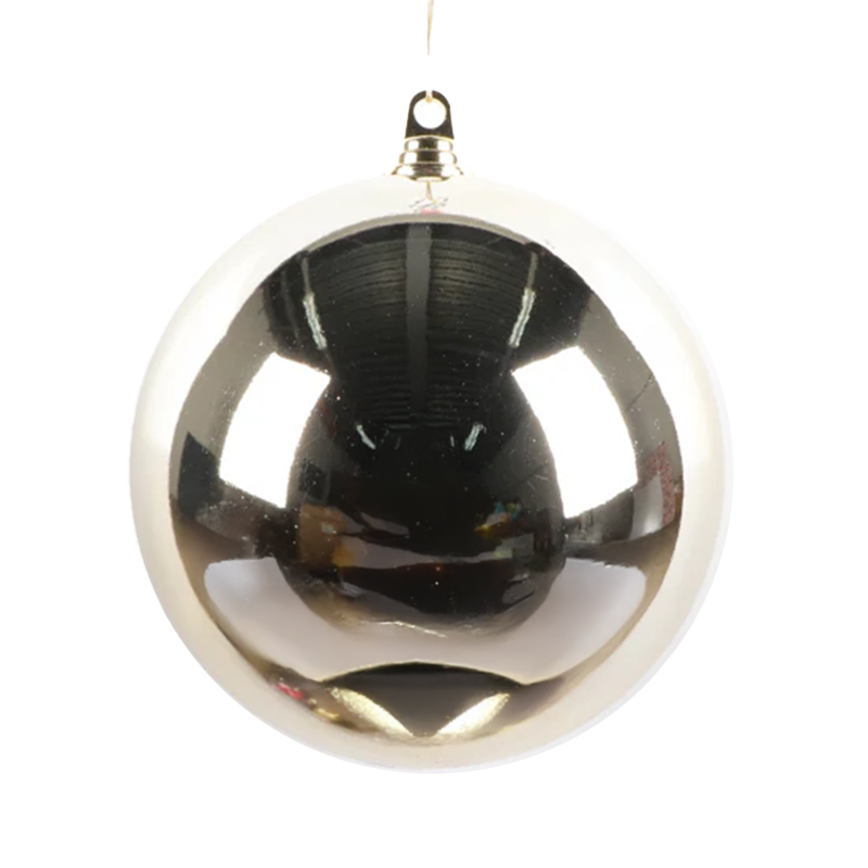 Bauble Shiny Champagne 300mm - Christmas Decorations Brisbane