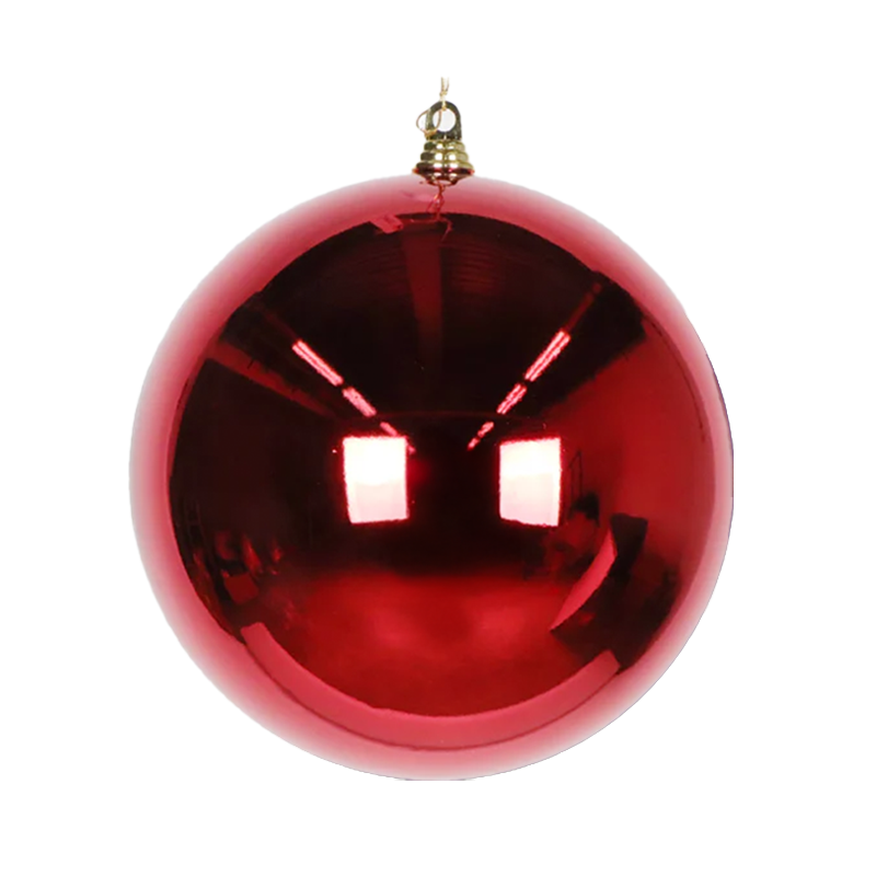 Bauble Shiny Red 300mm - Christmas Decorations Brisbane