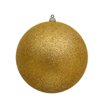 Bauble Glitter Gold 300mm - Christmas Decorations Brisbane