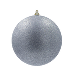 Bauble Glitter Silver 300mm - Christmas Decorations Brisbane
