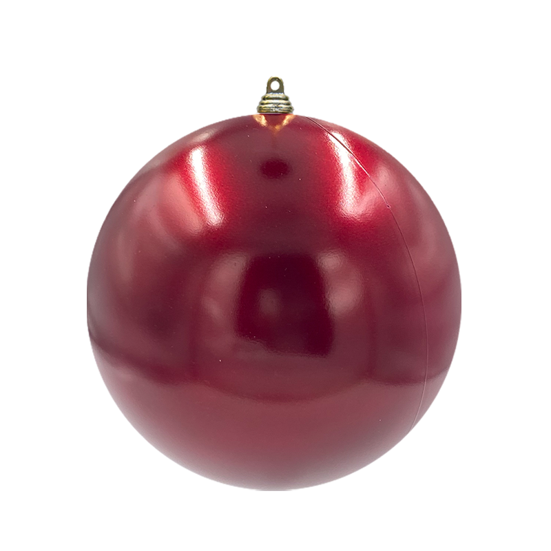 Bauble Outdoor UV Stable Burgundy 300mm - Christmas Decorations Brisbane