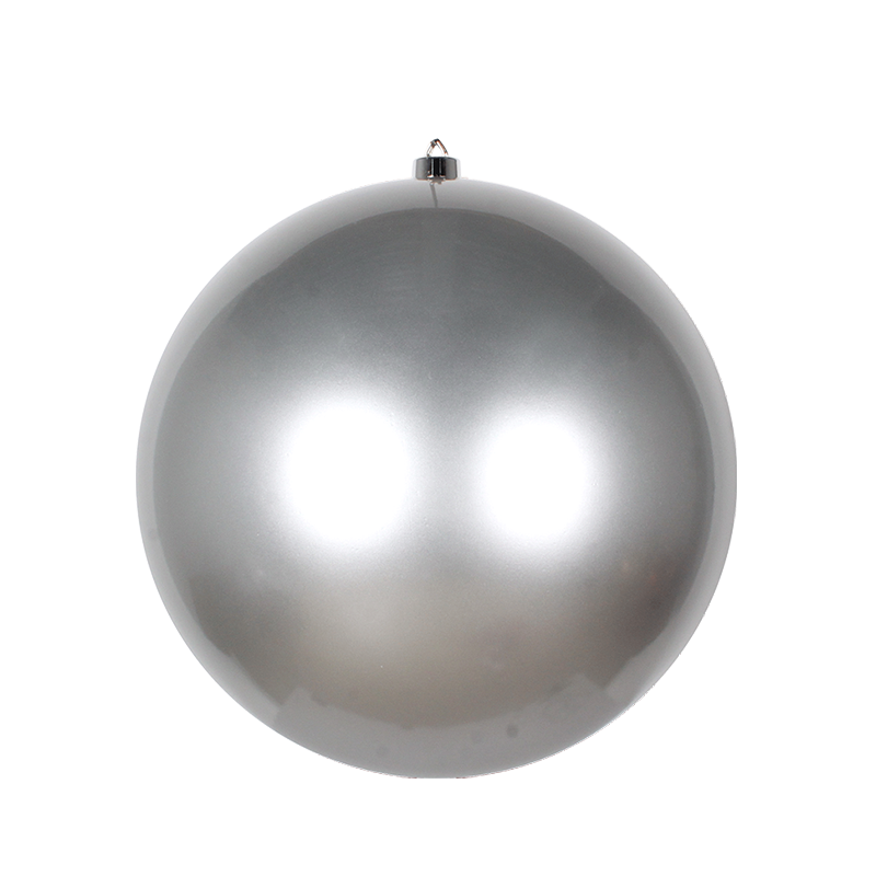 Bauble UV Stable Silver 400mm - Christmas Decorations Brisbane