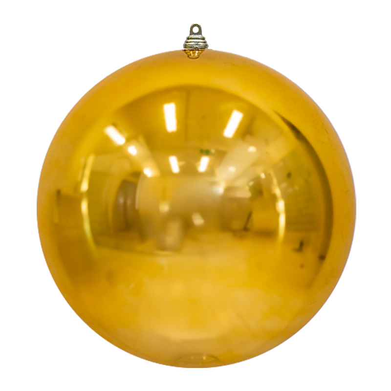 Bauble Shiny Gold 400mm - Christmas Decorations Brisbane