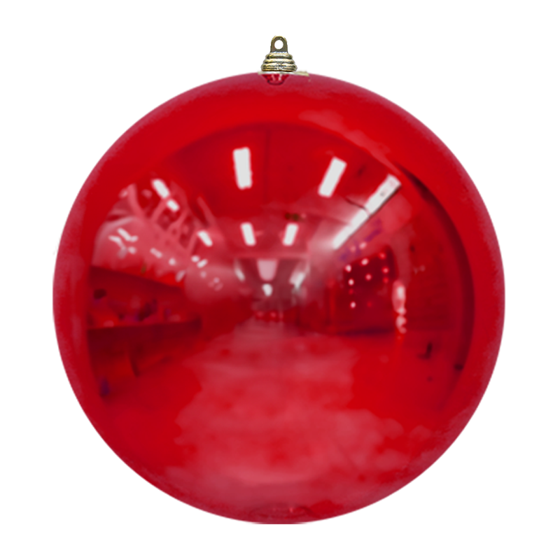 Bauble Shiny Red 500mm - Christmas Decorations Brisbane