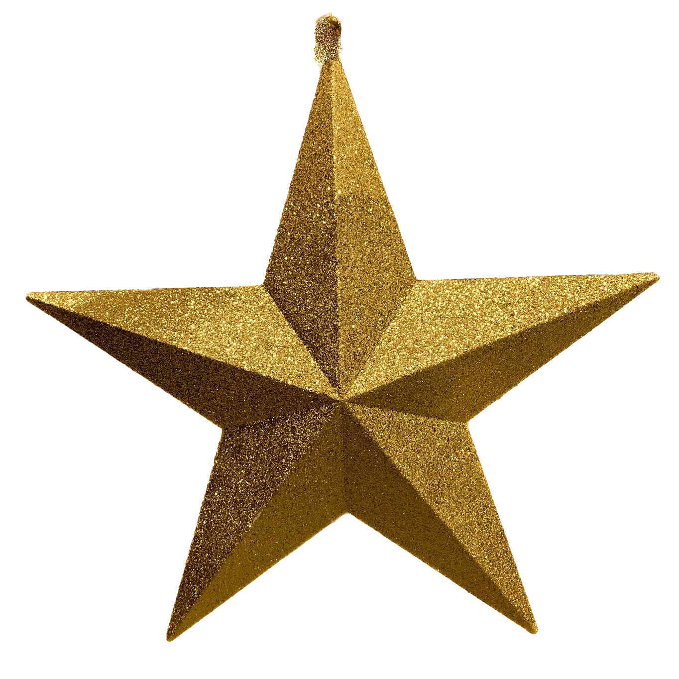 Star Glitter Gold 61cm - Christmas Decorations Brisbane