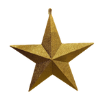 Star Glitter Gold 50cm - Christmas Decorations Brisbane