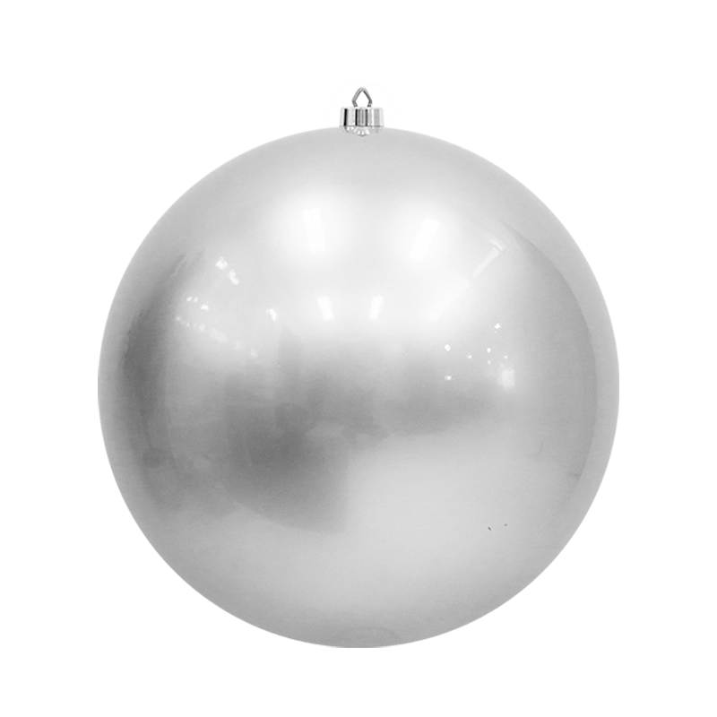 Bauble Outdoor UV Stable Silver 500mm - Christmas Decorations Brisbane
