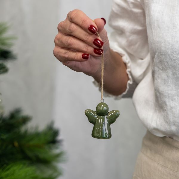 Angel Hanging 5cm Green