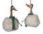 Fluffy Christmas Duck 12cm Hanging Decoration