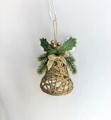 Bell Hanging Natural Wood