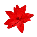 Poinsettia Red 45cm - Christmas Decorations Brisbane