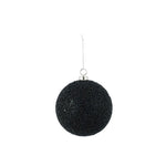 Black textured bauble
