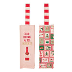 Christmas Wine Bottle Bag 32cm - Christmas Decorations Brisbane