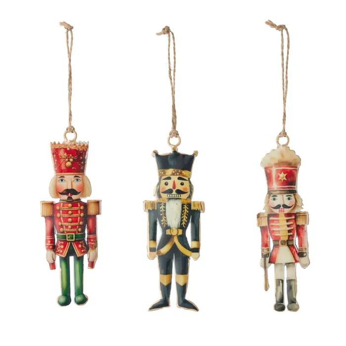 Nutcracker Hanging Assorted 13cm - Christmas Decorations Brisbane