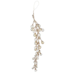 Gold Pearl Hanging Drop 27cm - Christmas Decorations Brisbane