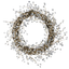 Wreath Natural with Gold/Jewel 50cm - Christmas Decorations Brisbane