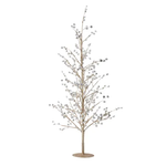 Gold Twig Tree with Silver Jewels 76cm - Christmas Decorations Brisbane
