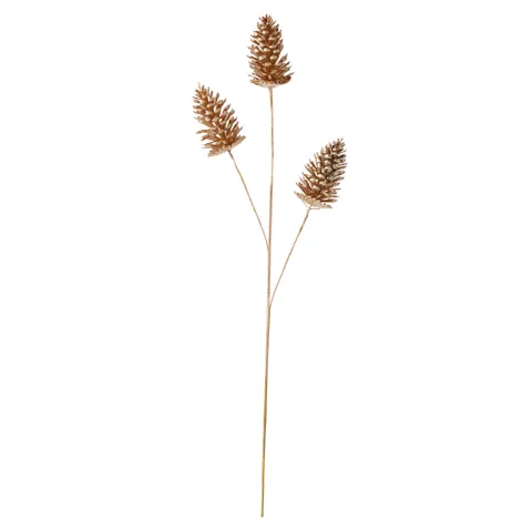 Gold Pinecone Spray 90cm - Christmas Decorations Brisbane