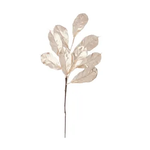 Magnolia Leaf Spray Gold Metallic 55cm - Christmas Decorations Brisbane