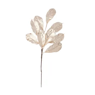 Magnolia Leaf Spray Gold Metallic 55cm - Christmas Decorations Brisbane