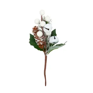Pick Pinecone and White Berry 18cm