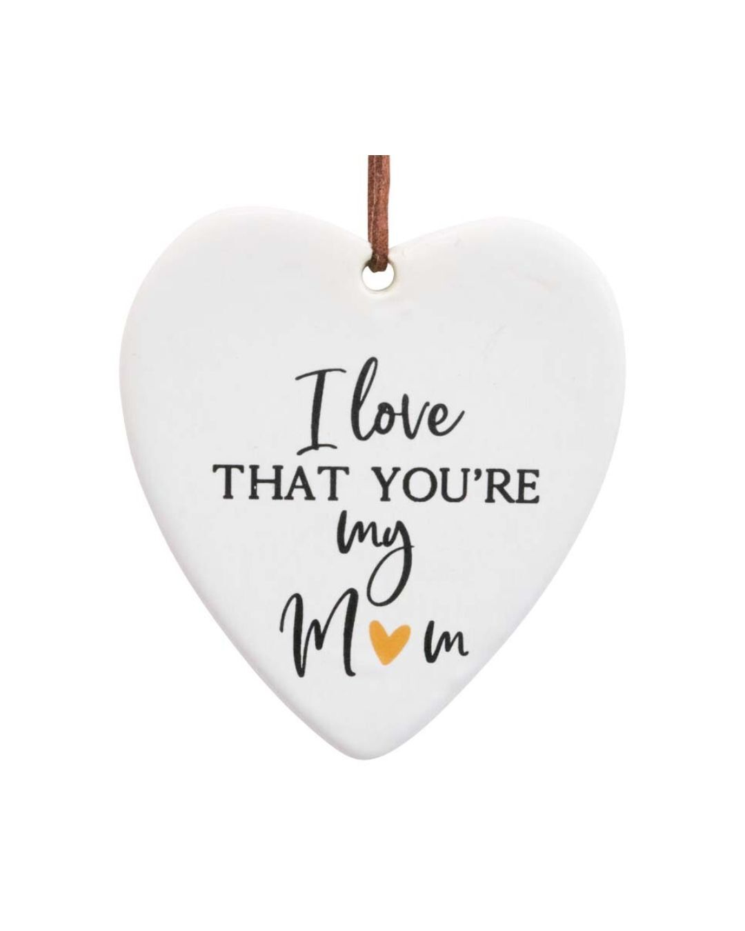 Heart 'My Mum' Ceramic 9cm - Christmas Decorations Brisbane