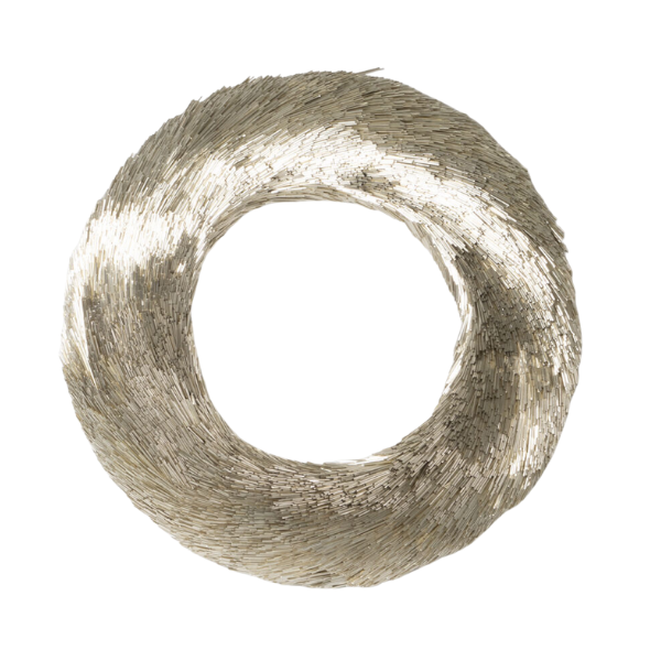 Luxe Wreath Champagne 50cm