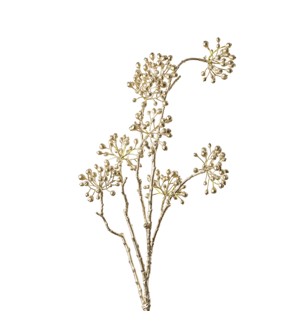 Spray Champagne Berry Burst 84cm - Christmas Decorations Brisbane