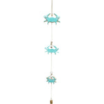 Crab Trio Hanging Blue 70cm - Christmas Decorations Brisbane
