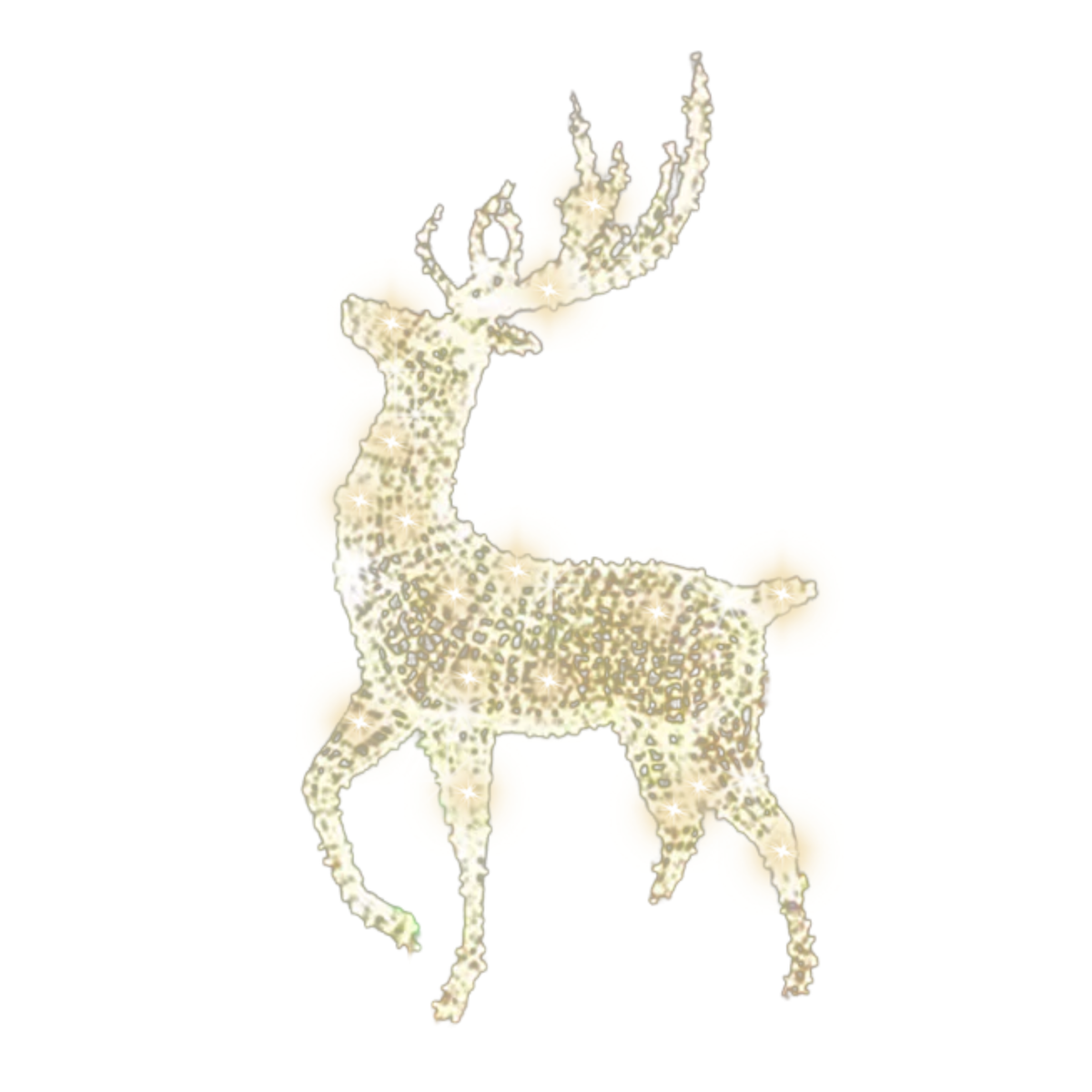 Deer Prancer 3D Outdoor Light 2m