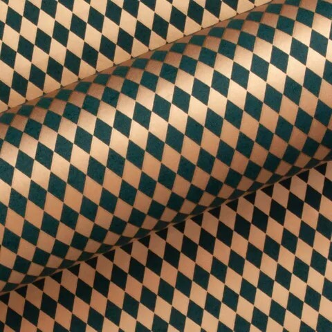 Paper Diamonds Green & Gold 10m