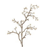 Spray Pearl Metallic Branch  67cm - Christmas Decorations Brisbane