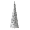 Tree Cone Silver Jewelled  45cm - Christmas Decorations Brisbane