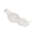 Bird White Feather 20cm - Christmas Decorations Brisbane
