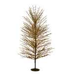 Tree Black Brush 2000 Lights 180cm - Christmas Decorations Brisbane