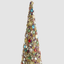 Jewelled Cone Christmas Tree Colourful 35cm
