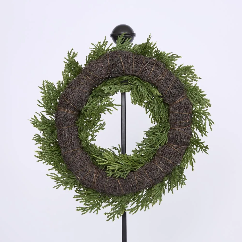 Pine Needle Wreath 25cm - Christmas Decorations Brisbane