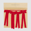 Scarlet Velvet Bow Garland Red 31cm
