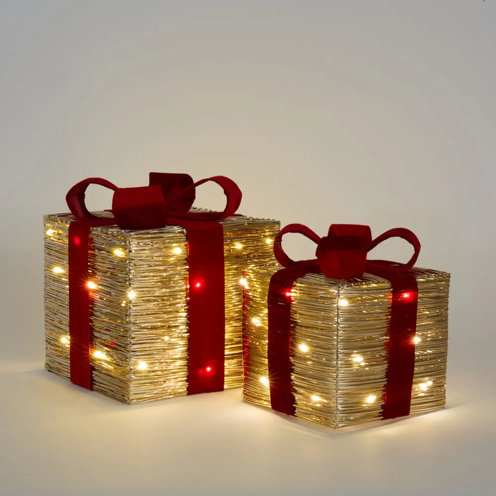 Gift Box LED Small 23cm - Christmas Decorations Brisbane