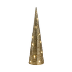 Cone Tree Gold LED Large 60cm - Christmas Decorations Brisbane