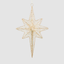 Golden Christmas Star Decoration 47cm
