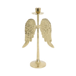 Angel Wings Candle Stand Gold 35cm - Christmas Decorations Brisbane