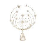 Celestial Tree Topper Gold 34cm - Christmas Decorations Brisbane
