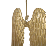 Angel Wings Gold Hanging Large 96cm - Christmas Decorations Brisbane