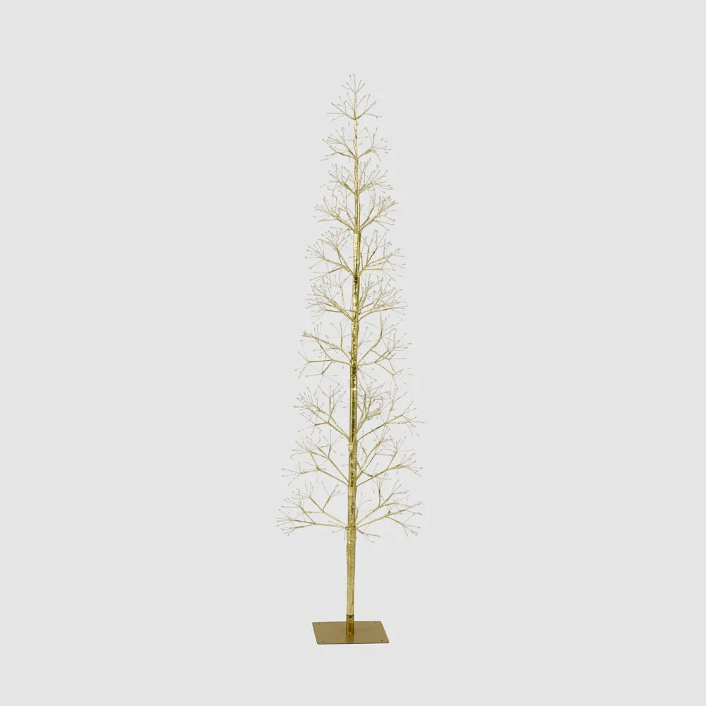 Gold Starburst Tree Twinkling LED 150cm - Christmas Decorations Brisbane